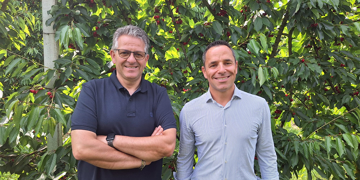 Da sinistra Aristide Castellari, Presidente Agrintesa ed Enrico Bucchi, Direttore Generale Valfrutta Fresco